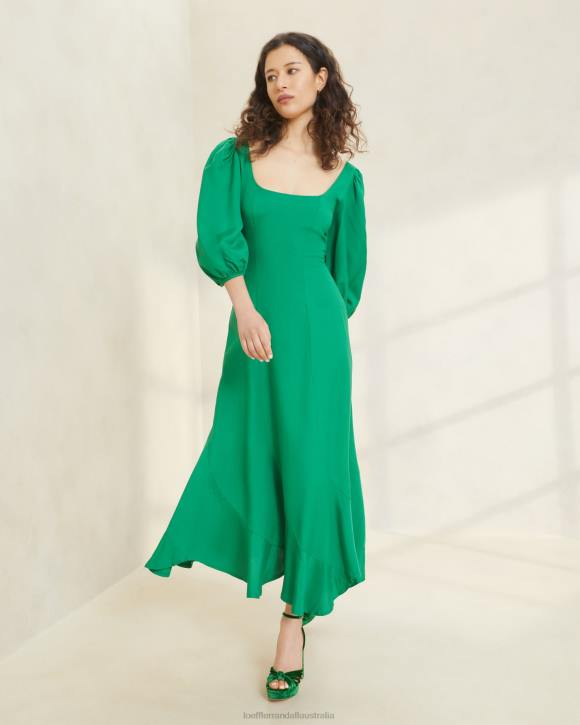 Clothes Emerald Loeffler Randall 044J185 Women Carmina Curve Dress